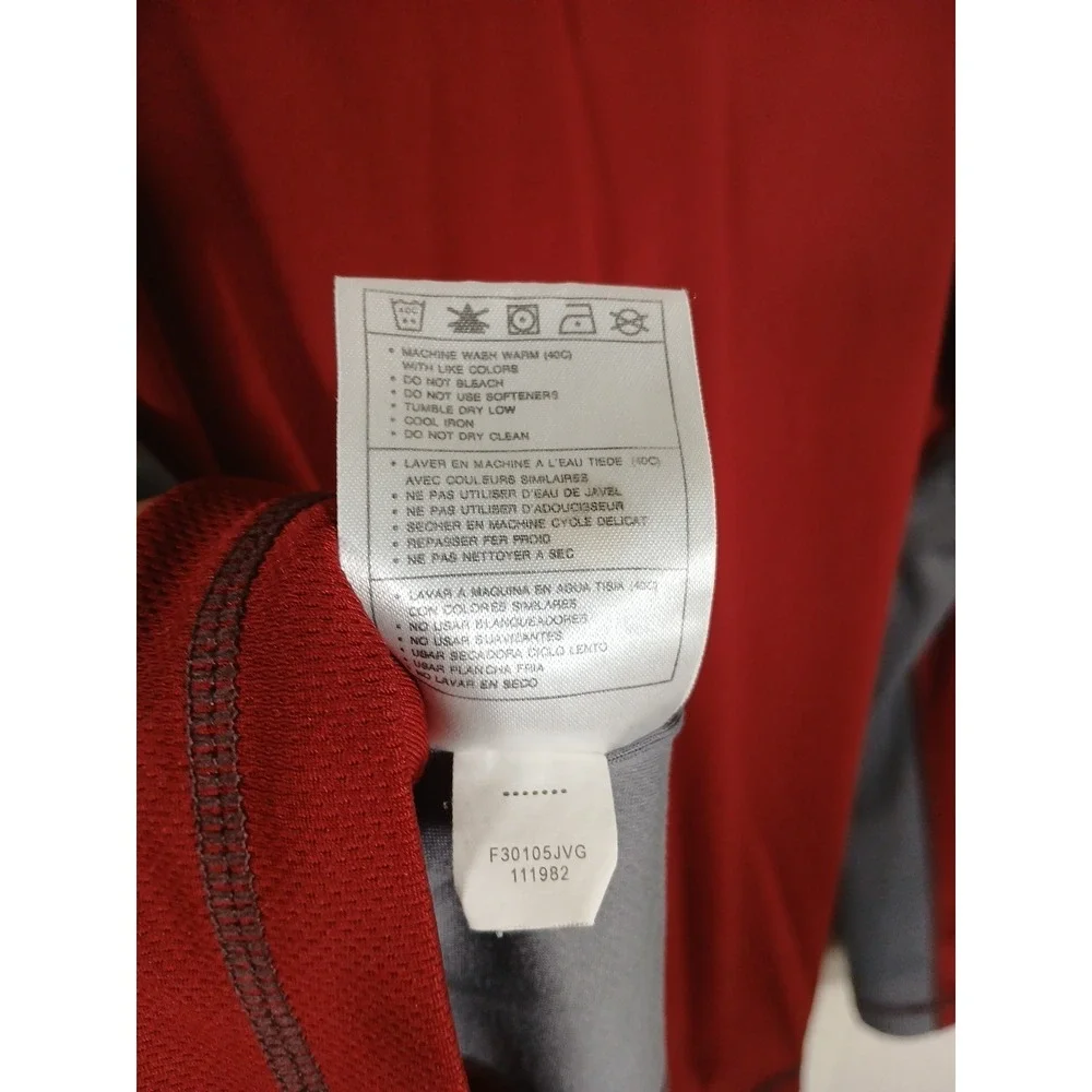 Vintage 90s Nike ACG Base Layer‎ Quarter Zip Performance Hiking Men's Medium Red